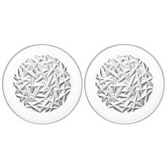 Beistellteller 7 1/2 von Orrefors mit Karat, 2-pack