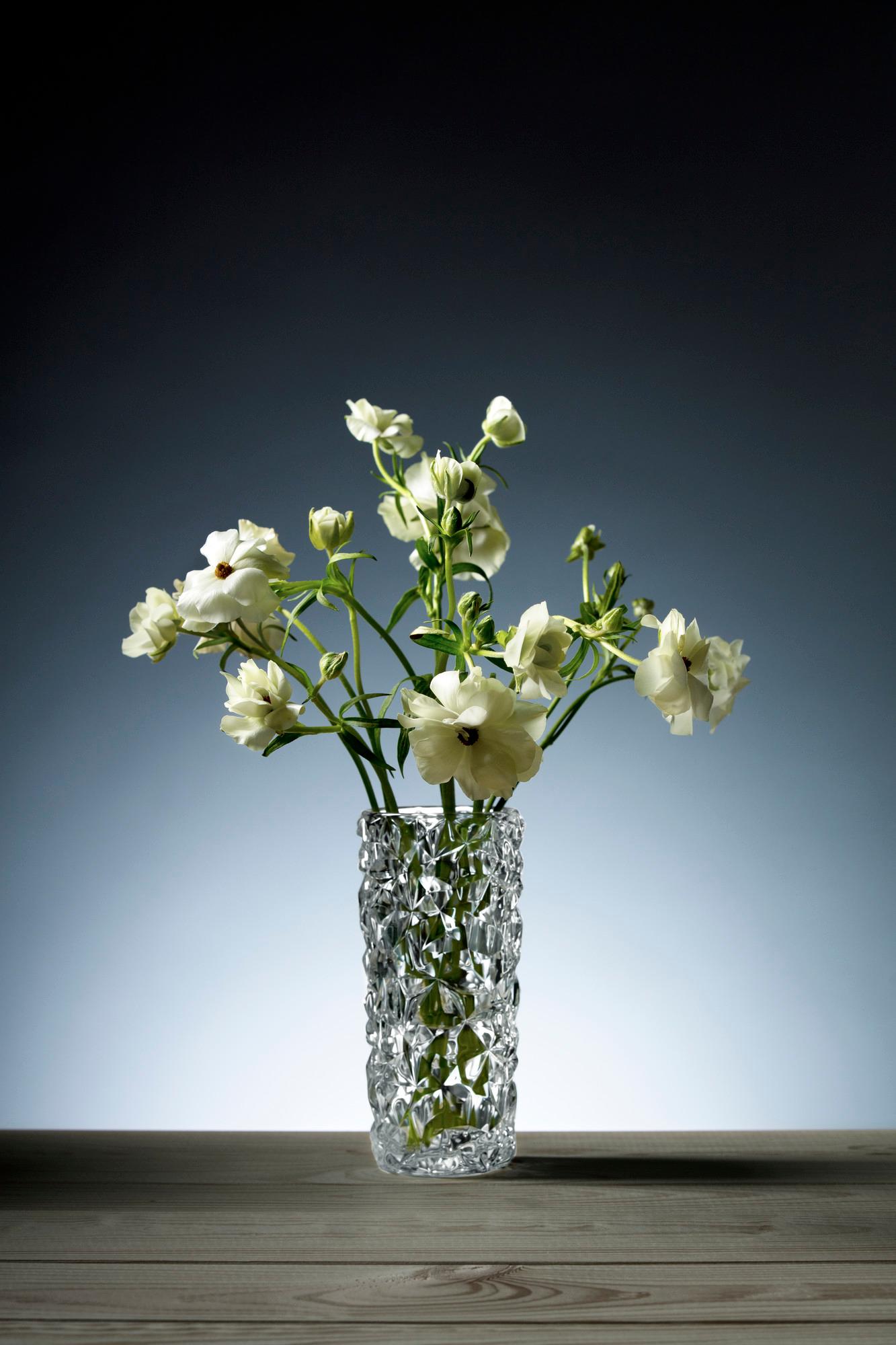 Slovenian Orrefors Carat Vase Small For Sale
