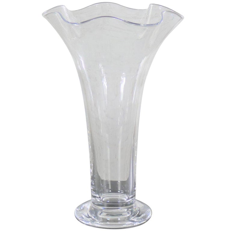 Orrefors Clear Chanterelle Vase by Anne Nilsson Retired 4758-24 at 1stDibs  | anne nilsson vase, anne nilsson glass vase, vase anne nilsson