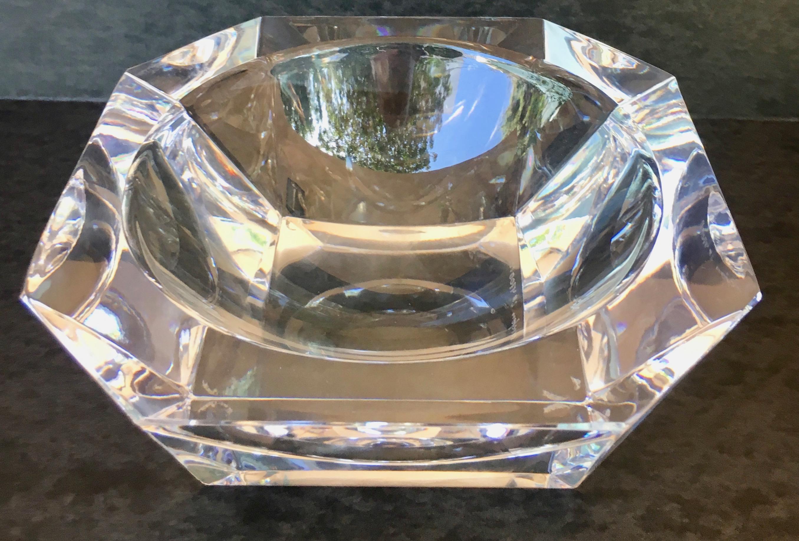 orrefors crystal candy dish