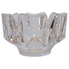 Orrefors Bol à couronne en cristal