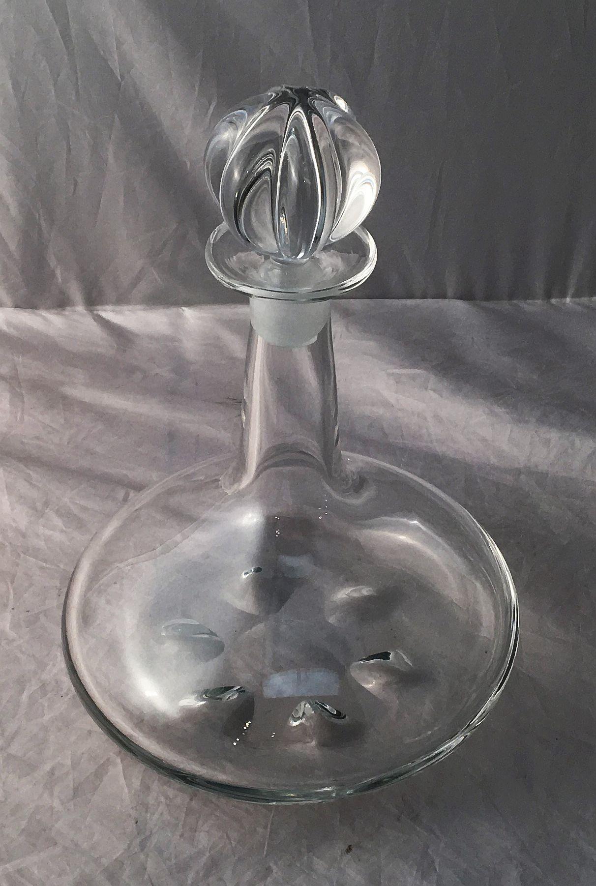 Orrefors Crystal Drinks Decanters by Nils Landberg 'Individually Priced' For Sale 4
