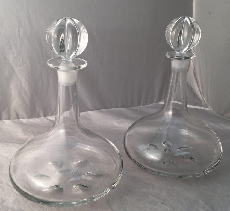 Orrefors Crystal Drinks Decanters by Nils Landberg 'Individually Priced