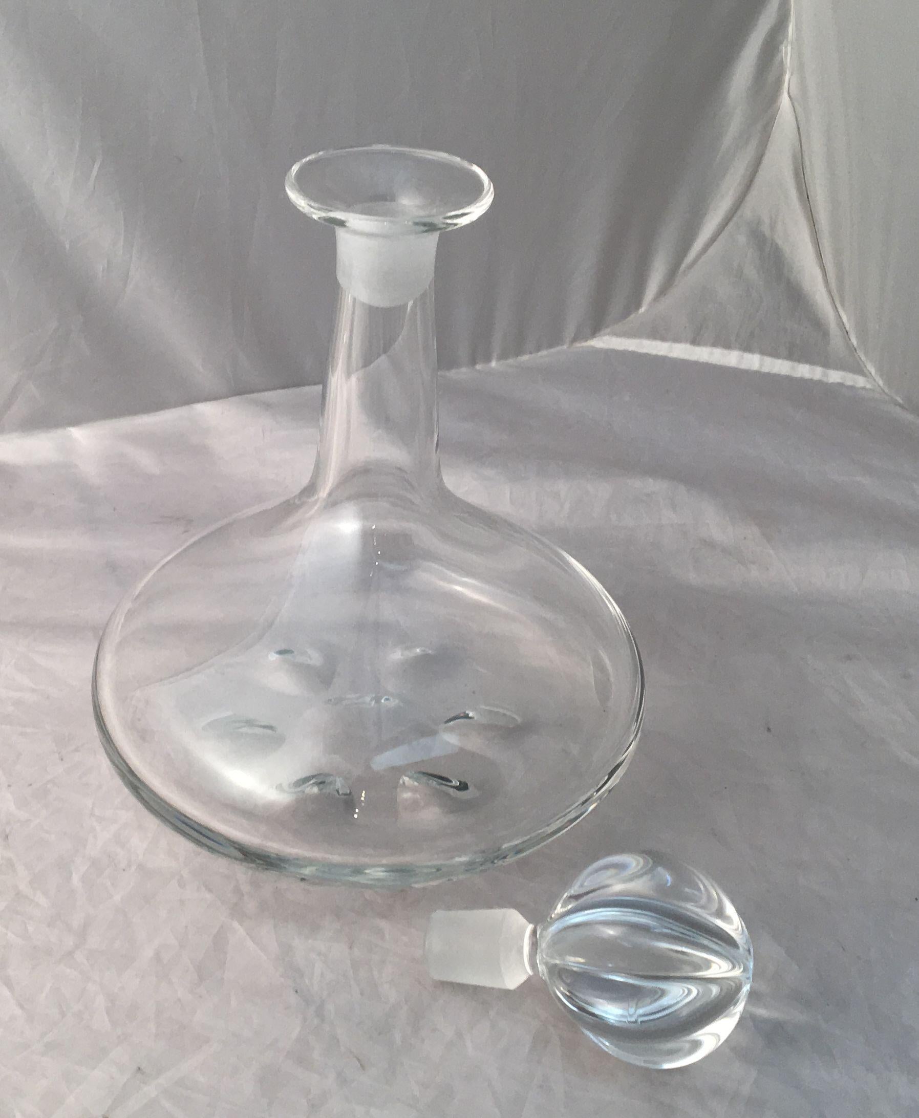 Orrefors Crystal Drinks Decanters by Nils Landberg 'Individually Priced' For Sale 6