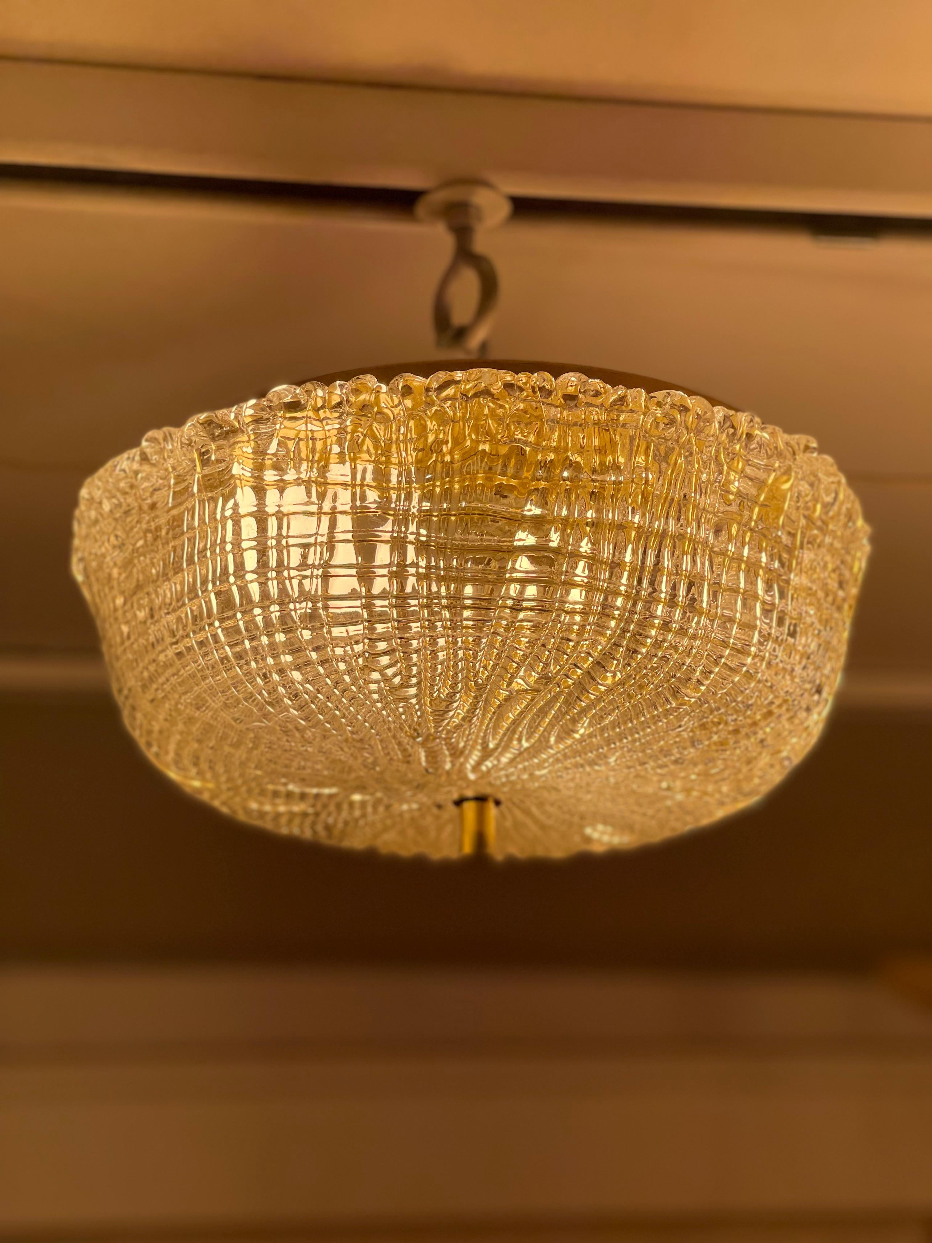 Kosta Boda Glass Light Fixtures In Good Condition For Sale In New York, NY