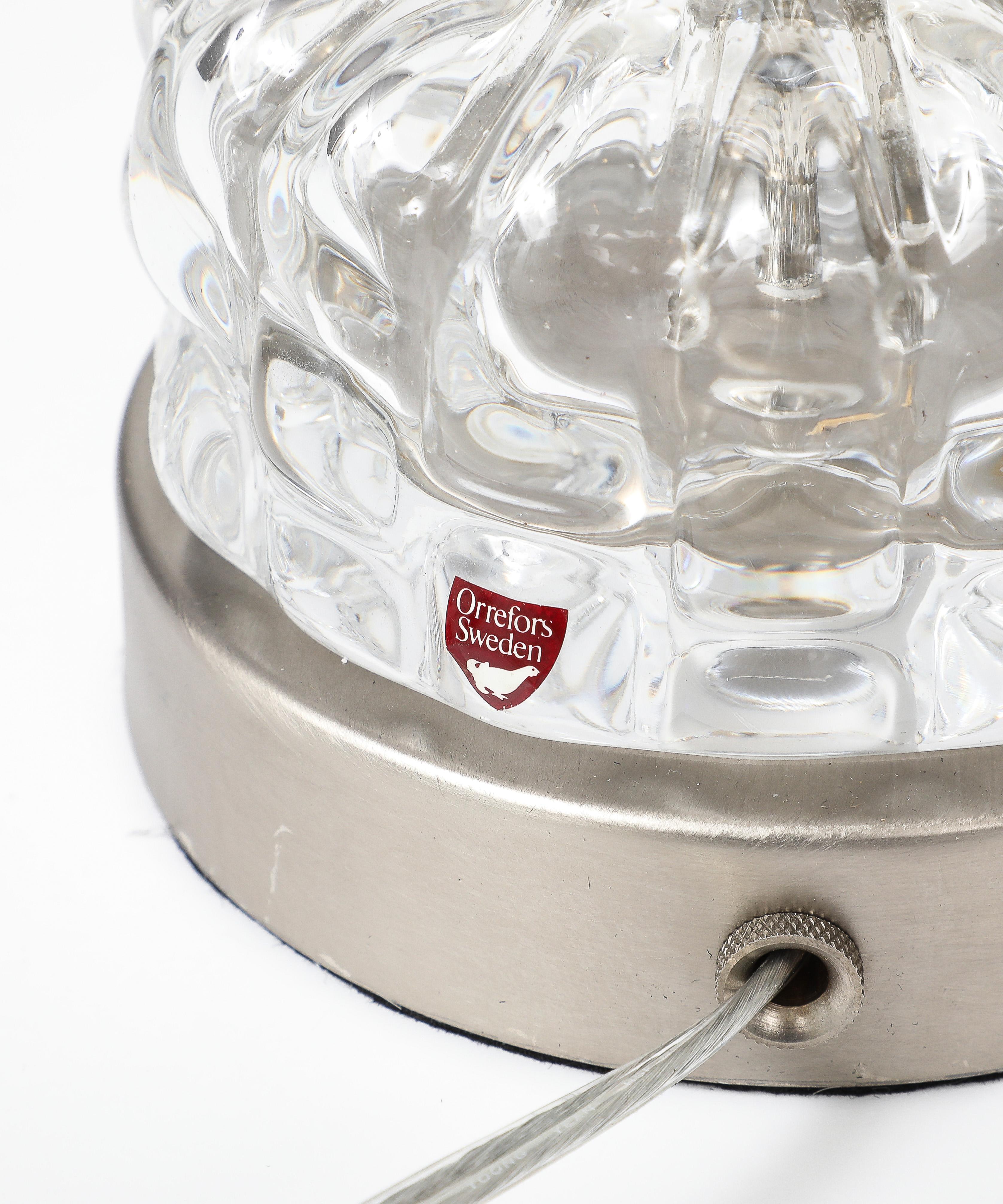 Lampes cristal Orrefors en vente 6
