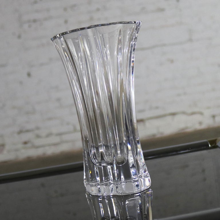 Orrefors Crystal Vase by Lars Hellsten Signed and Numbered LH 459922