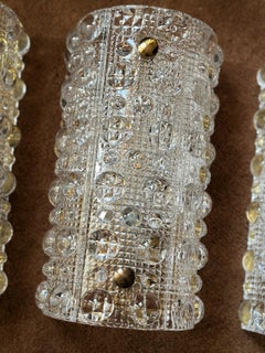 Orrefors Crystal Wall Sconce 'VENUS'. 1960s.