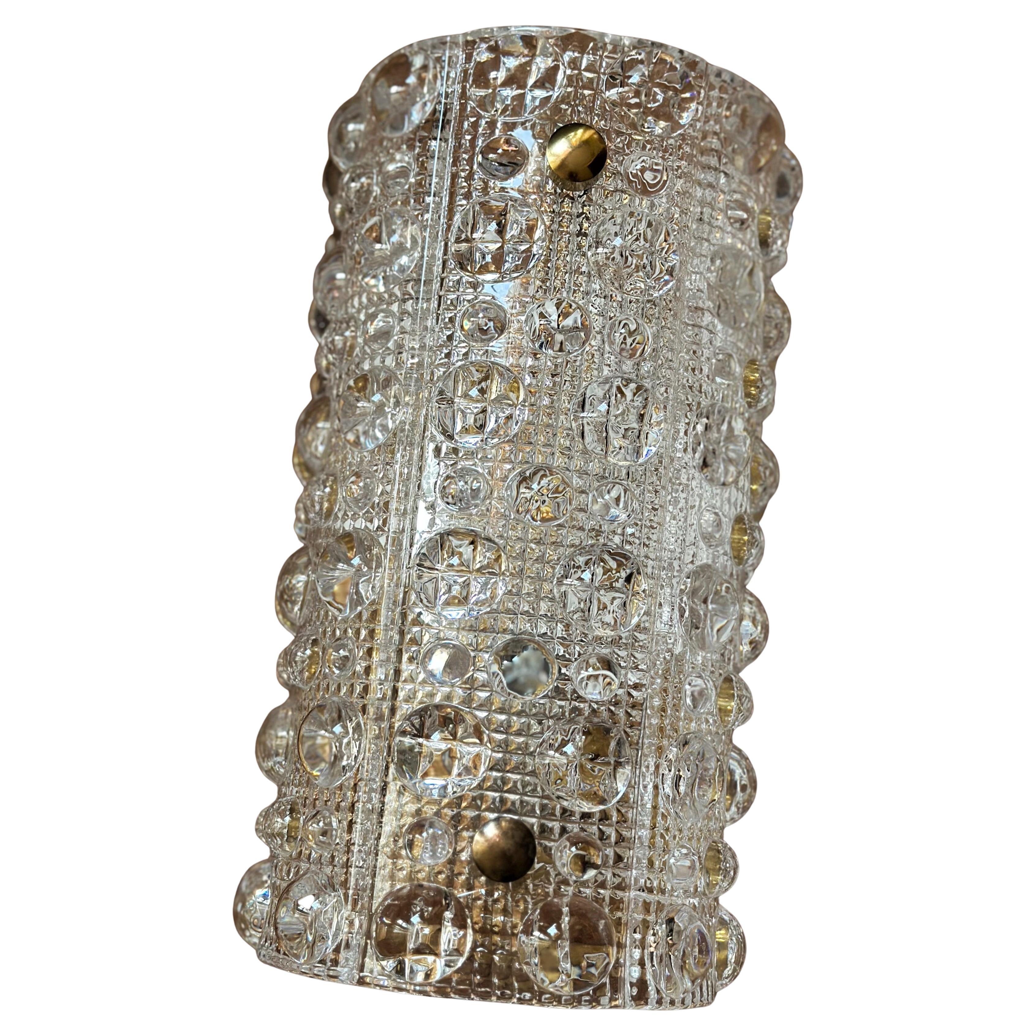 Orrefors Crystal Wall Sconce 'VENUS'. 1960s. For Sale