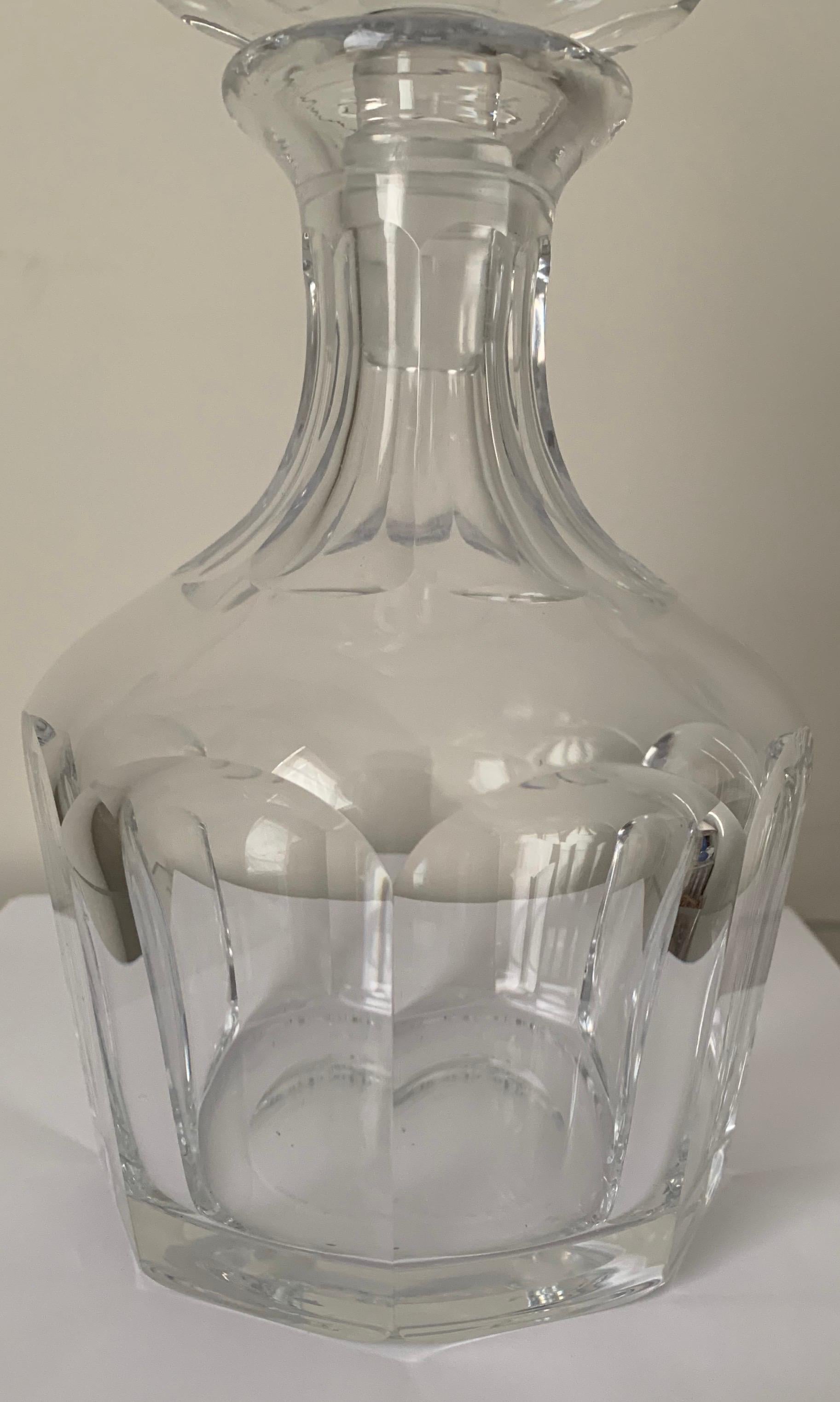 Modern Orrefors Cut Glass Decanter