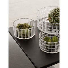 Orrefors Cut In Number Checkers Bowl Small