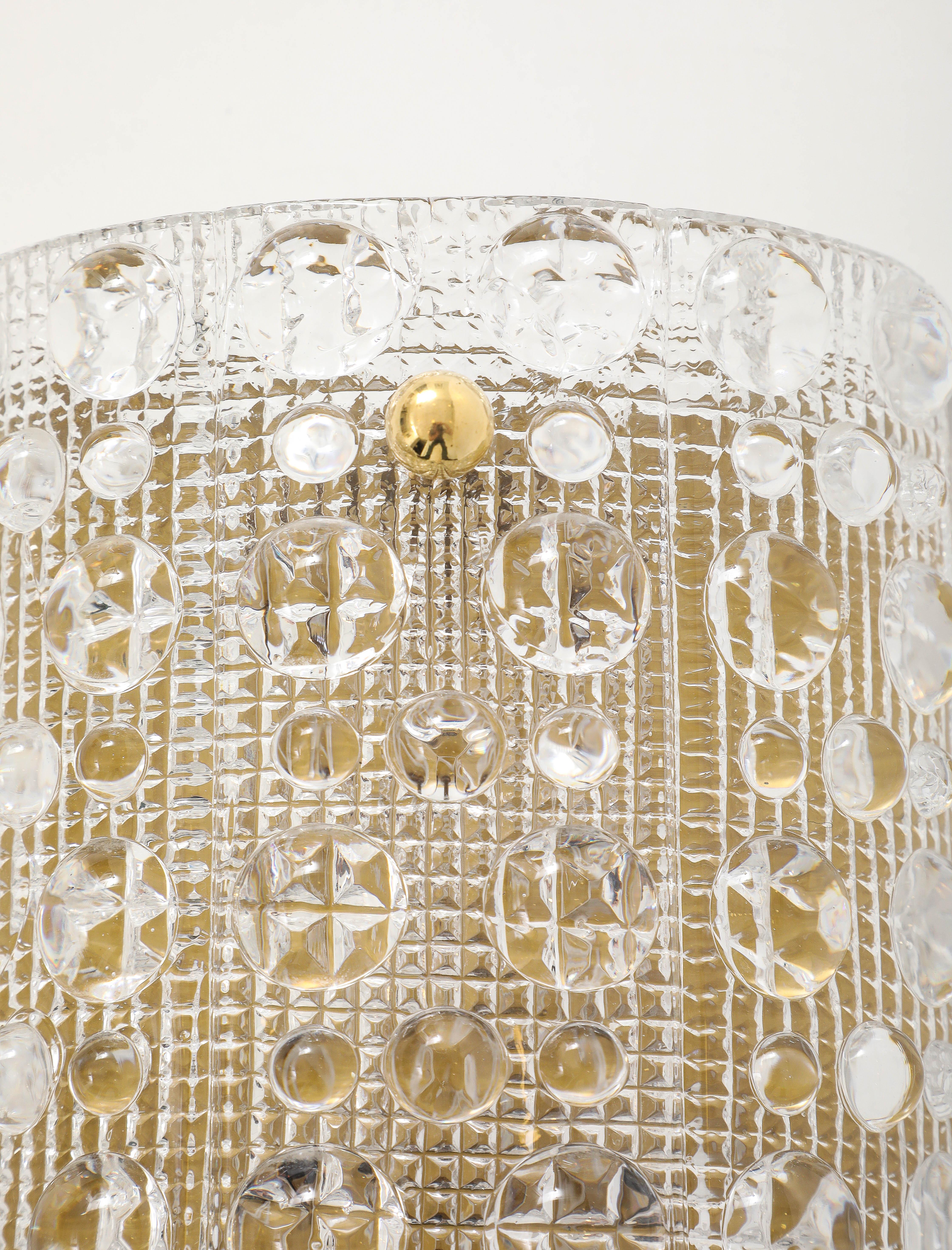 Orrefors Cystal Dot Sconces en vente 3