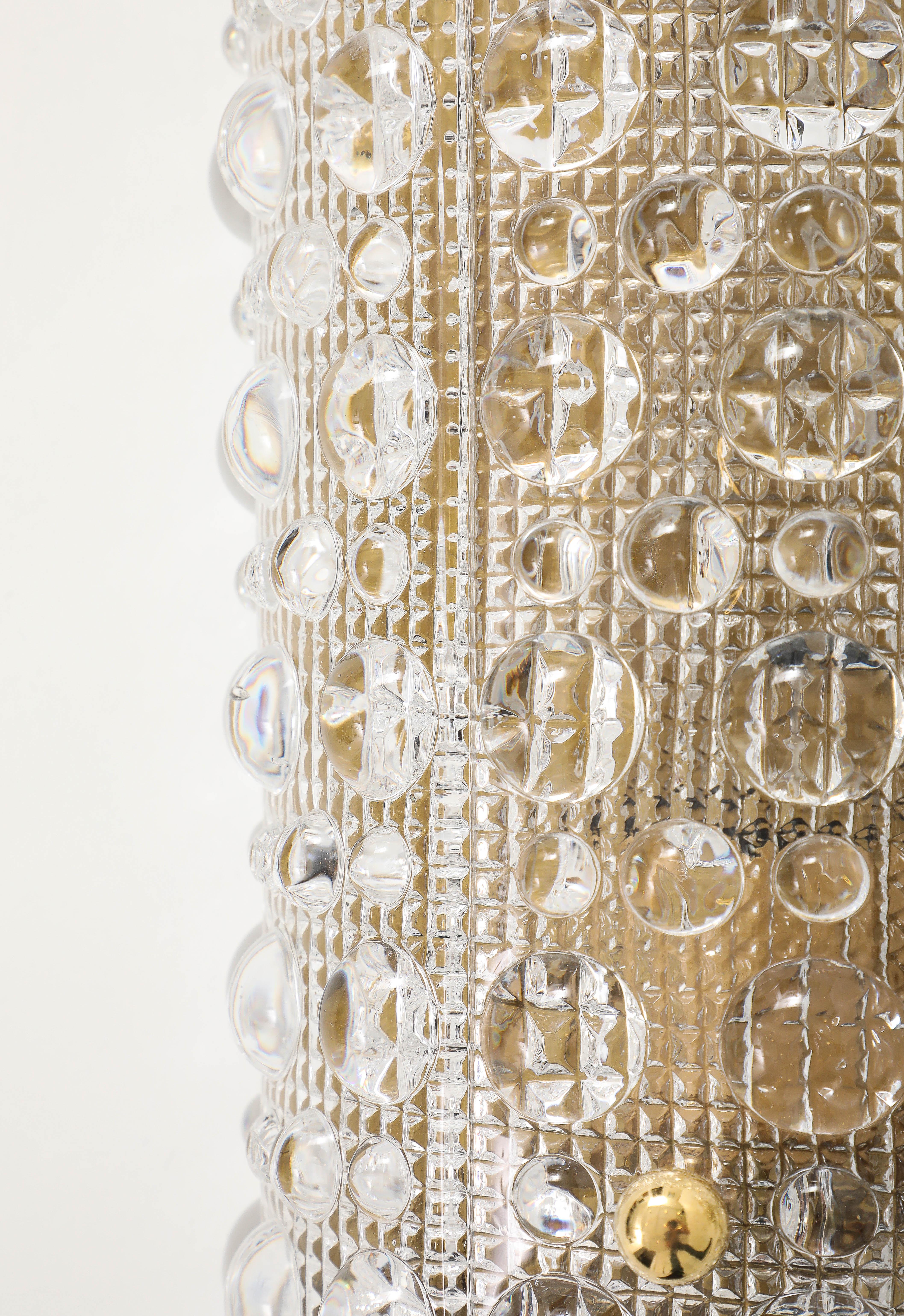 Orrefors Cystal Dot Sconces en vente 5