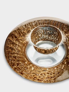 Orrefors Diskus Gold Votiv