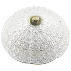 Orrefors Dome Flush Mount, Sweden, 1960