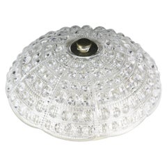 Vintage Orrefors Dome Flush Mount, Sweden, 1960