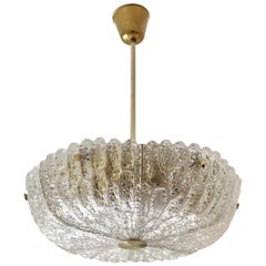 Orrefors Embassy Crystal Chandelier Mid-Century Modern