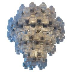 Orrefors Fagerhult Chandelier ’Festival’. 1960's.