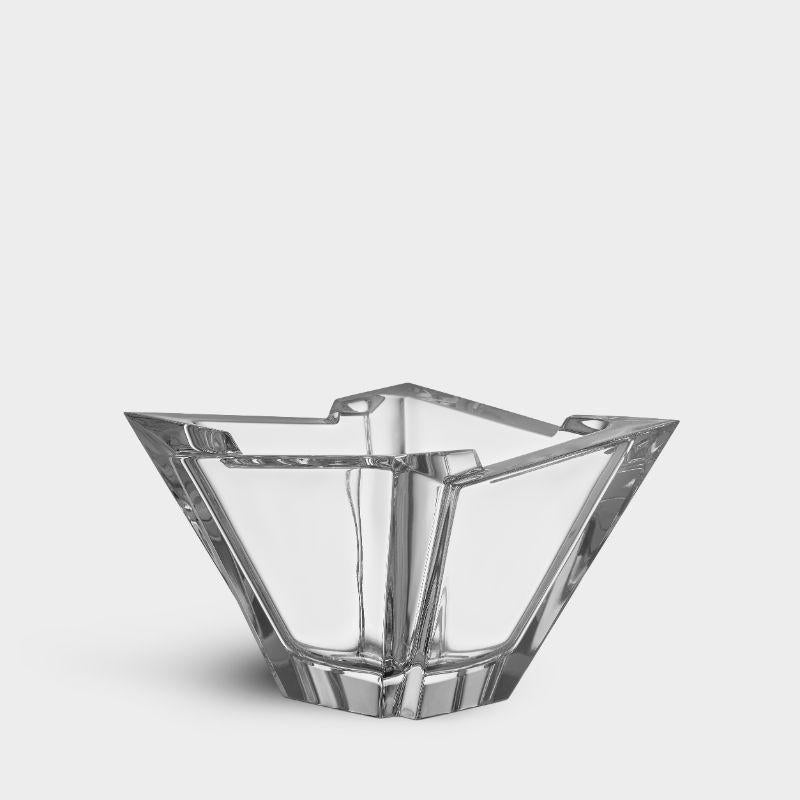 Glacial Bowl from Orrefors is made of thick, crystal-clear glass inspired by the edges of an iceberg as it rises to the surface. The object delivers elegance to any home as a decorative piece.
