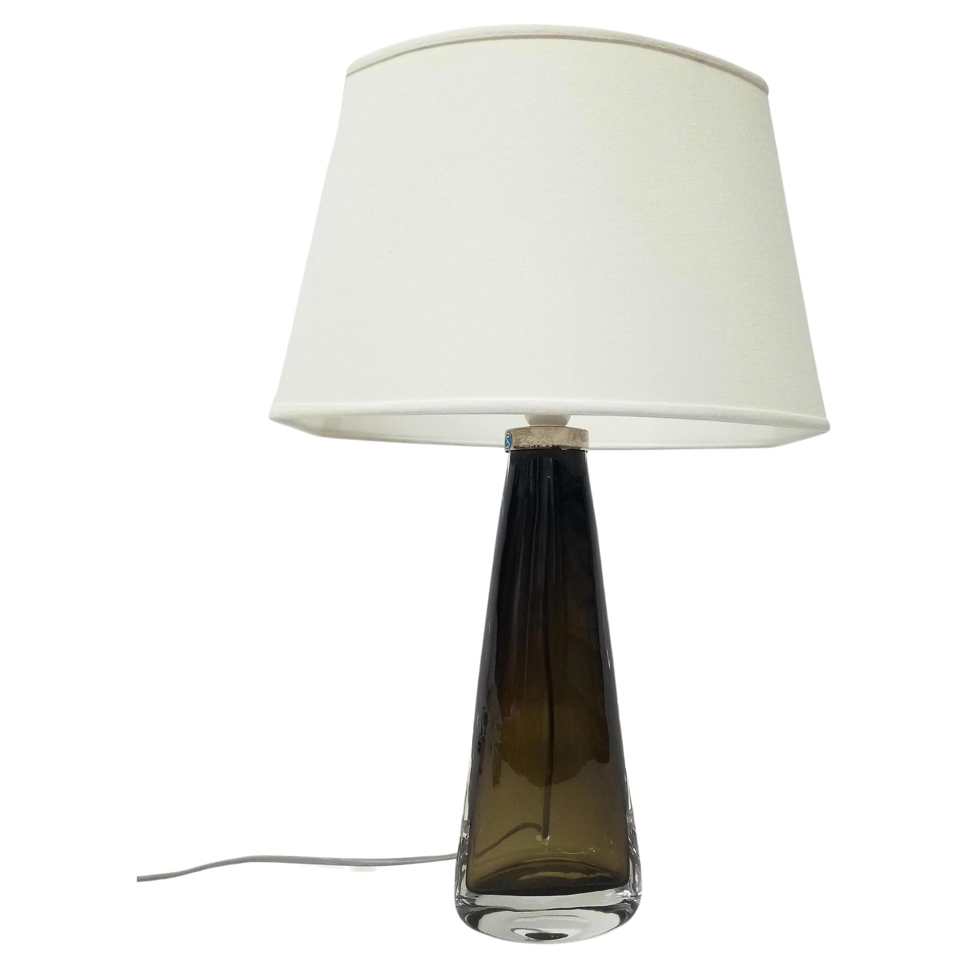 Orrefors Glass Lamp by Carl Fagerlund For Sale