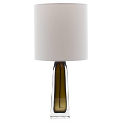 Orrefors Glass Table Lamp. c 1960