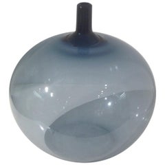Orrefors Ingeborg Lundin Apple vase in Blue