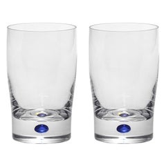 Gobelet/jupe bleu Intermezzo d'Orrefors - Lot de 2