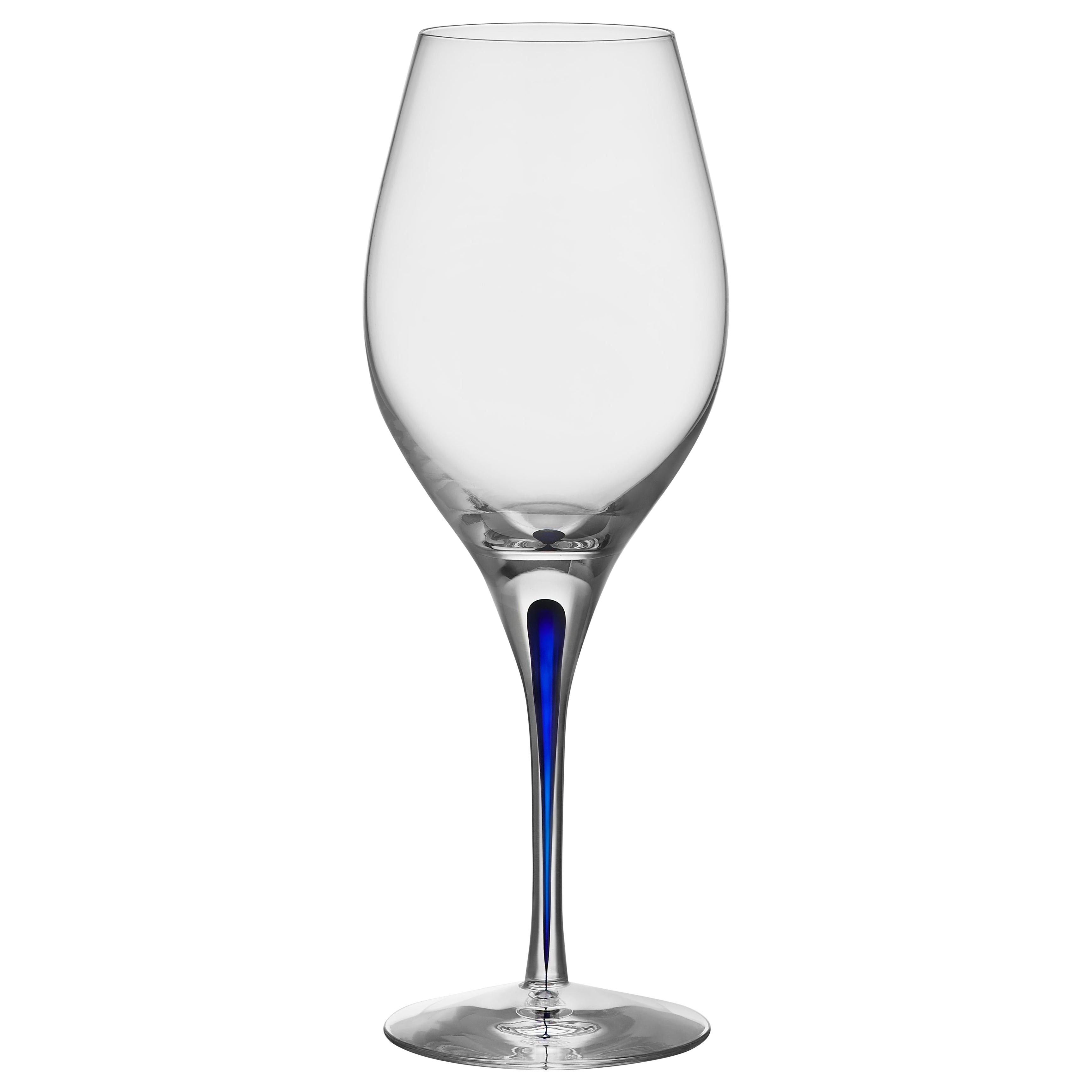 Orrefors Intermezzo Blue Wine