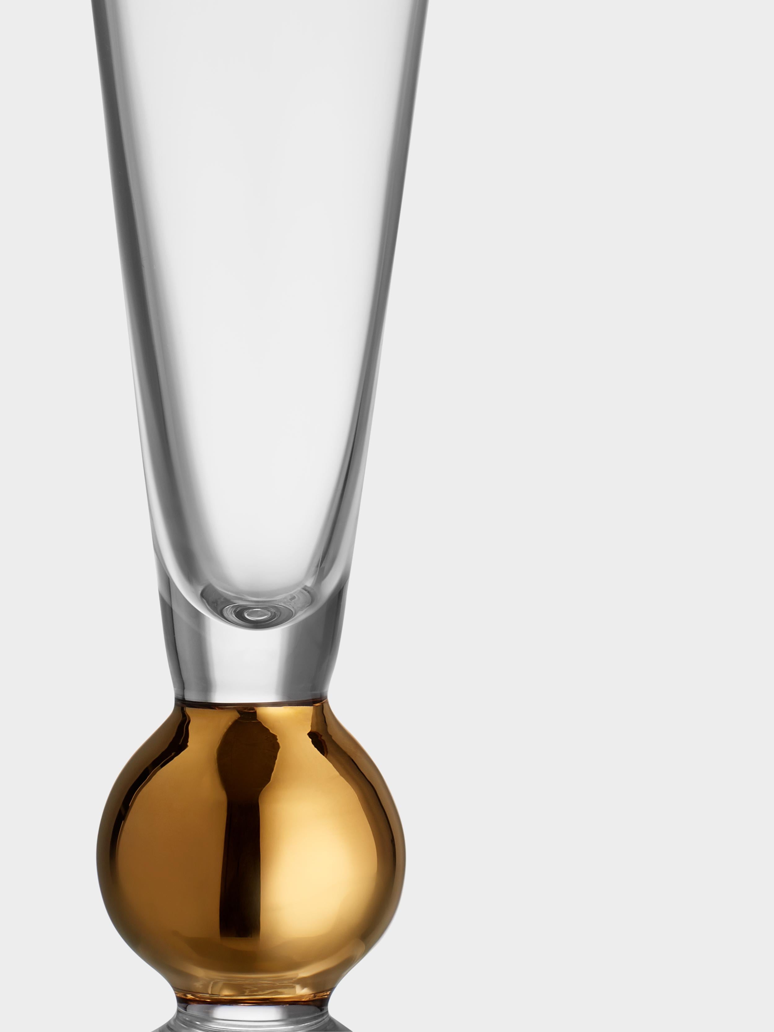 Nobel Champagner-Flöte von Orrefors (Schwedisch) im Angebot