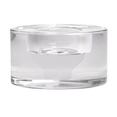 Orrefors Puck Votive medio trasparente