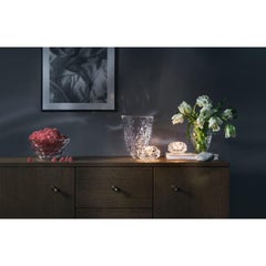 Orrefors Raspberry Bowl Large