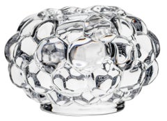 Orrefors Raspberry Small Votive Clear