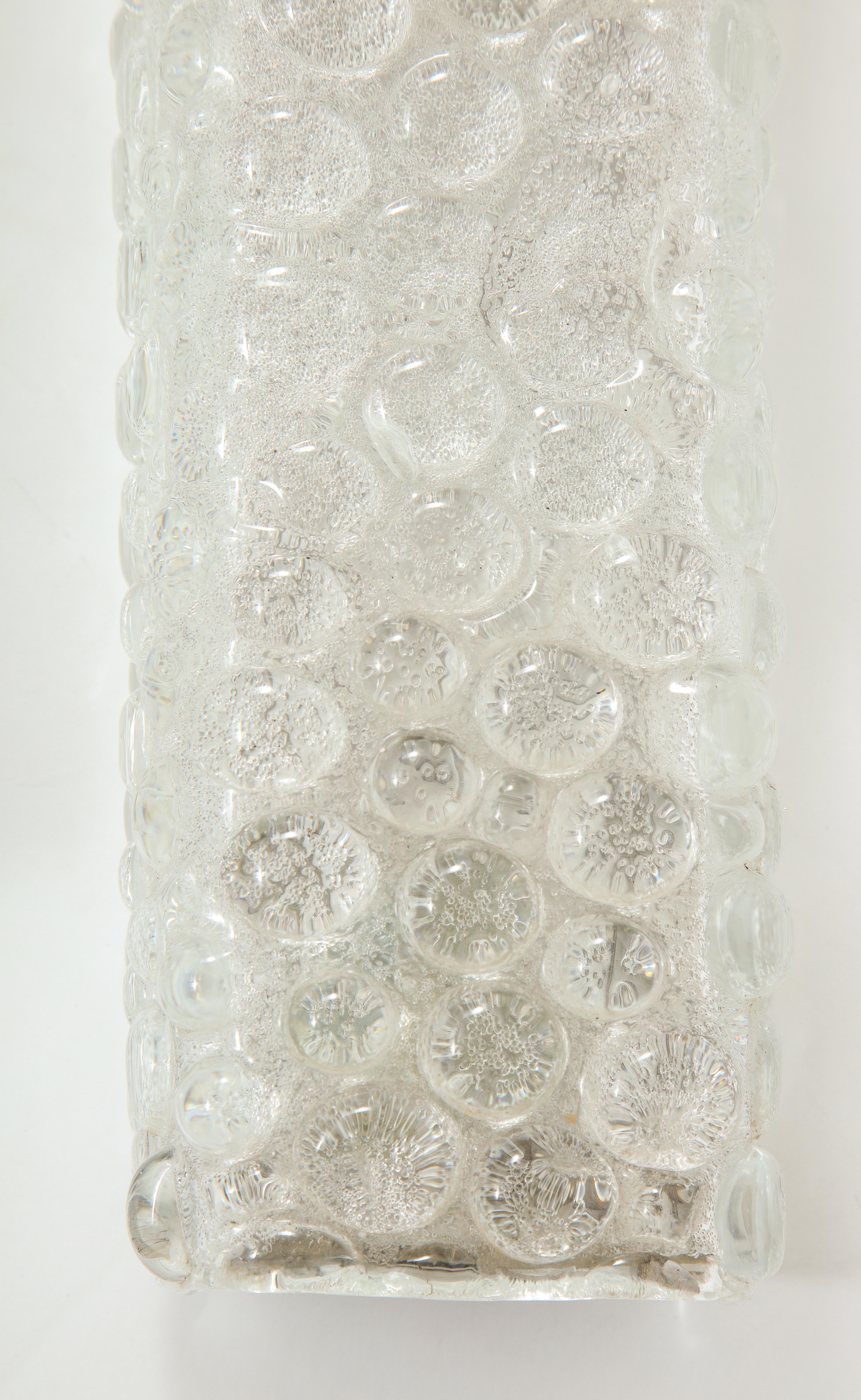 Orrefors Rectangular Crystal Sconces 5