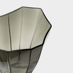 Orrefors Reed Vase Moss Green Large