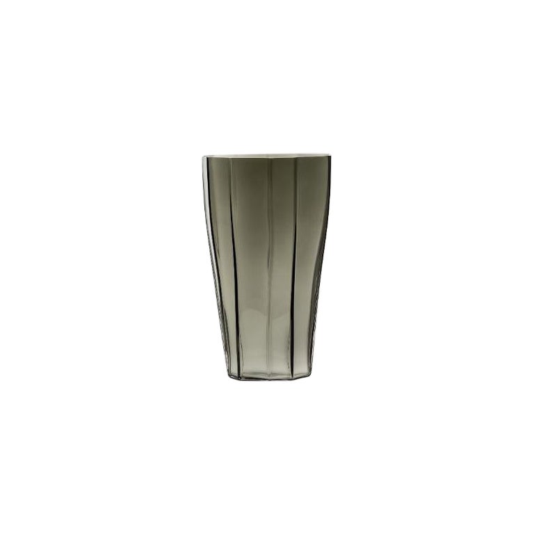 Orrefors Schilfvase Moss Grün Groß im Angebot