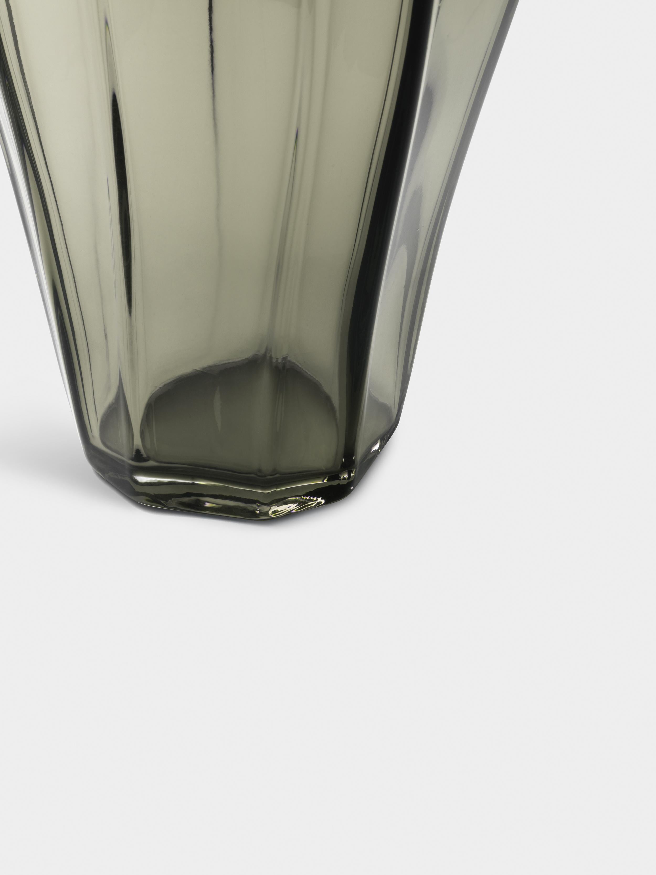 Svedese Orrefors Vaso di canna Greene & Greene Medio in vendita