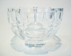 ORREFORS  Porte Simon - 1000 fenêtres - Bol en verre signé - vers 1970