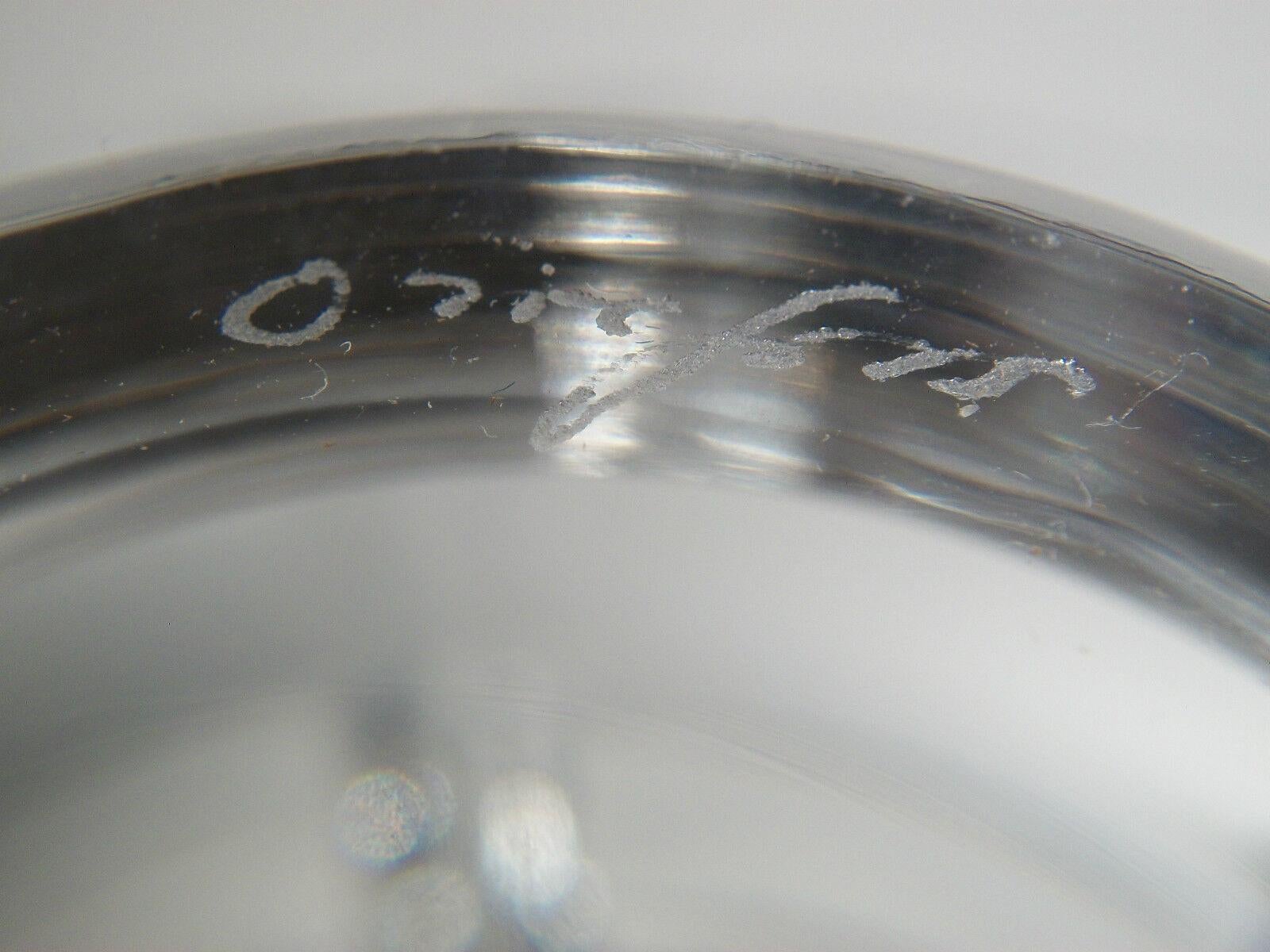 ORREFORS  Simon Gate – 1000 Fenster – Glasschale – signiert – ca. 1970er Jahre (Handgefertigt) im Angebot