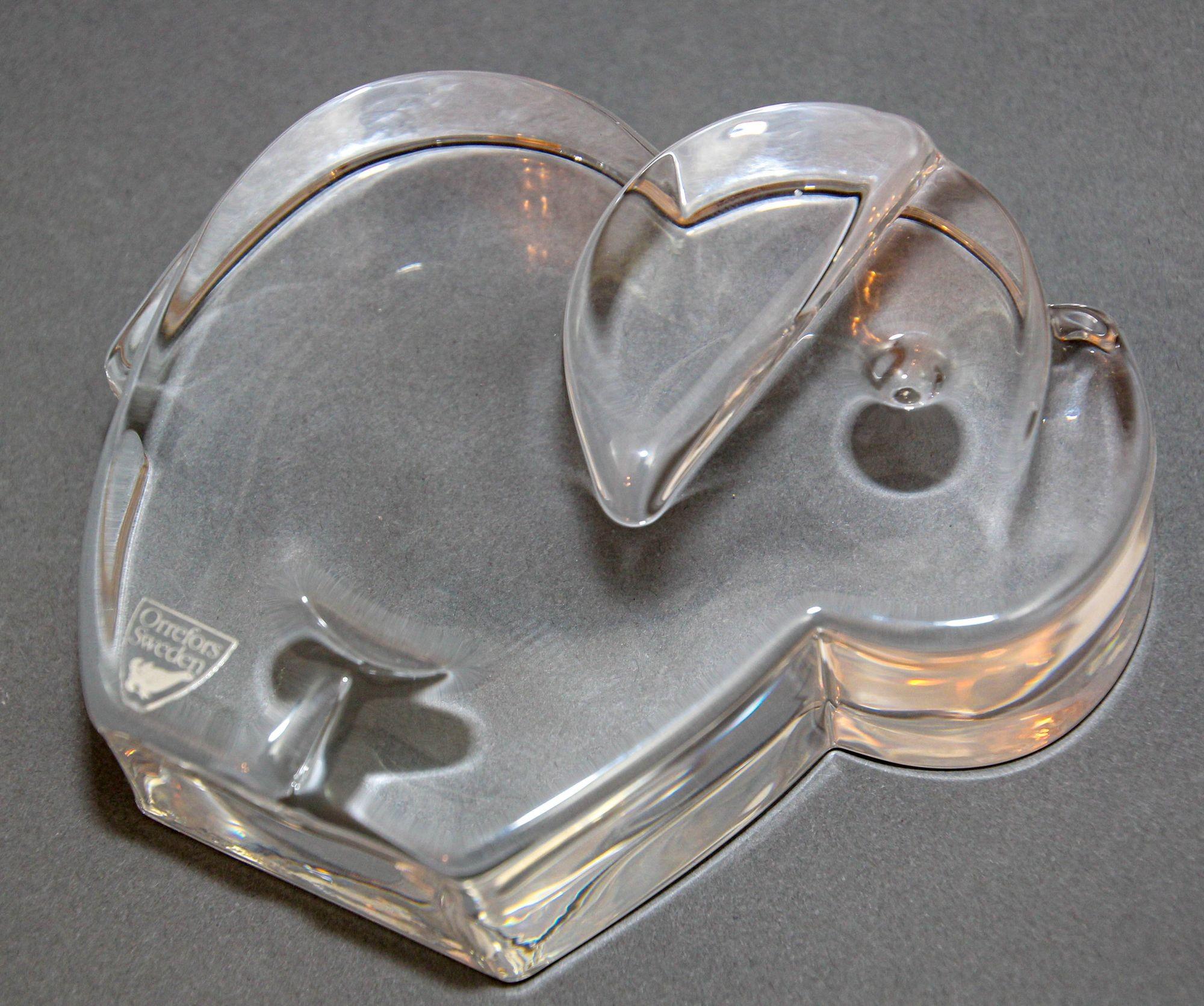 Orrefors Schweden Martti Rytkönen Kristall Elefant Orrefors Glas Briefbeschwerer im Angebot 4