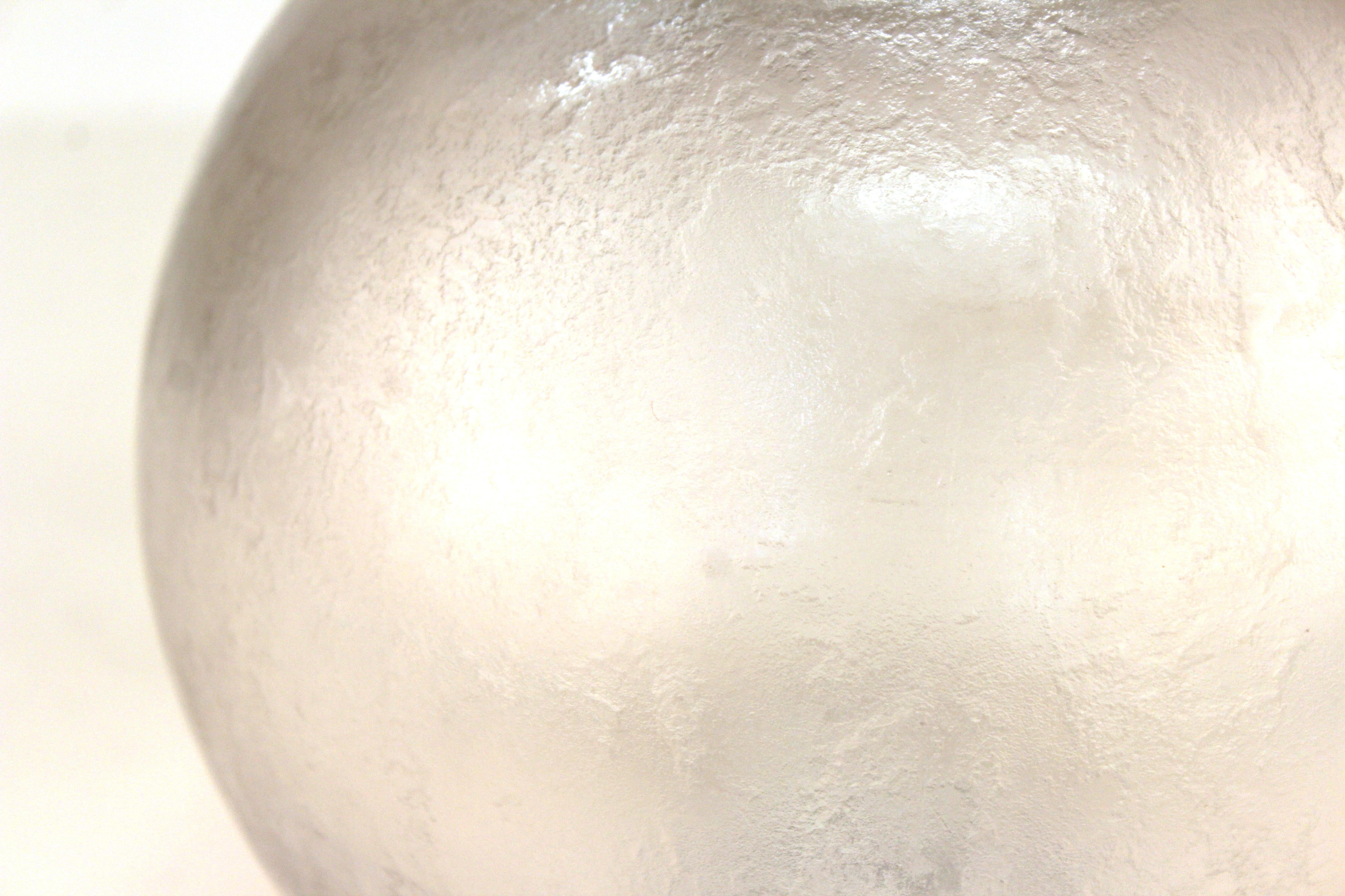 Orrefors Swedish Midcentury Iridescent Globular Glass Vase 2