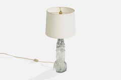 Orrefors, Tischlampe, Glas, Schweden, 1960er Jahre