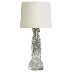 Orrefors, Tischlampe, Glas, Schweden, 1960er Jahre