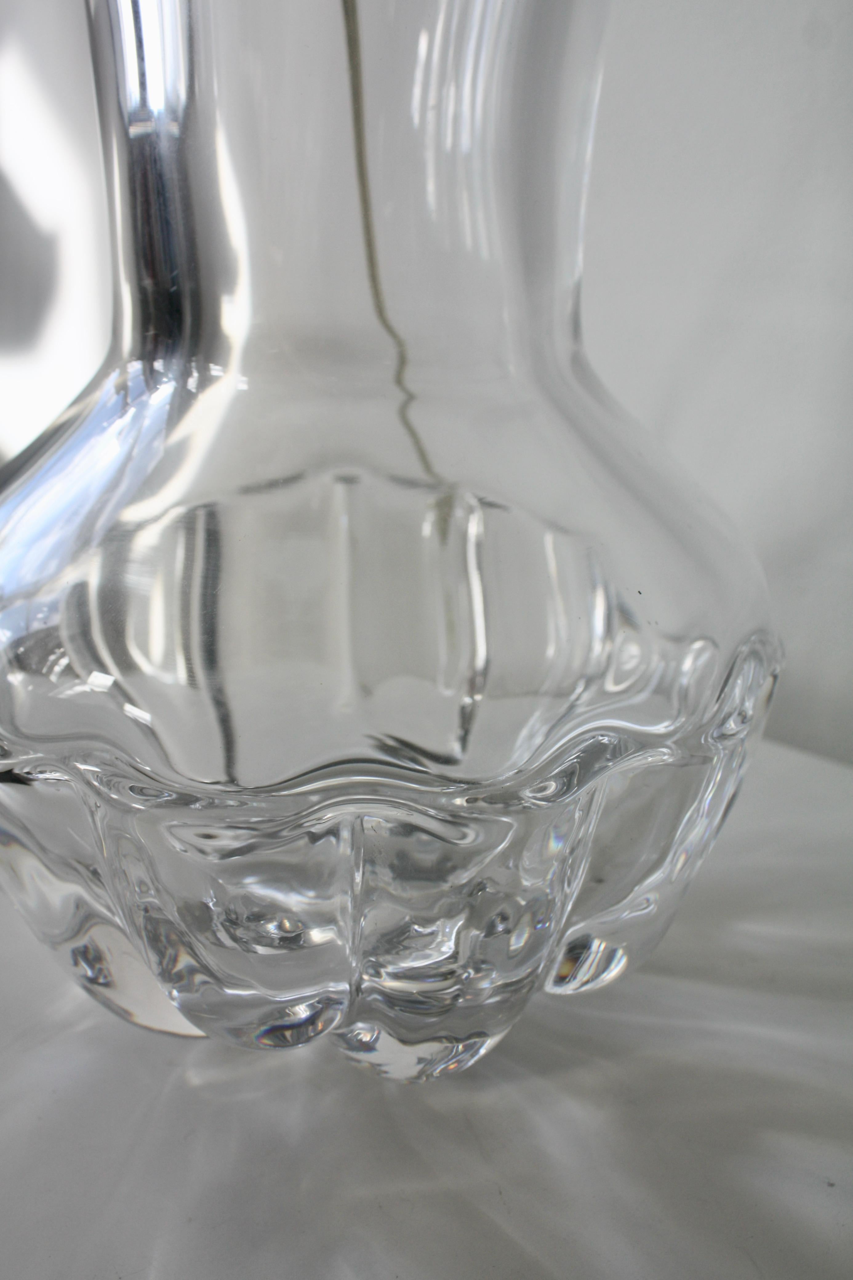 Orrefors Table Lamp No. 2325 by Olle Alberius, 1970s – Swedish Crystal Design For Sale 6