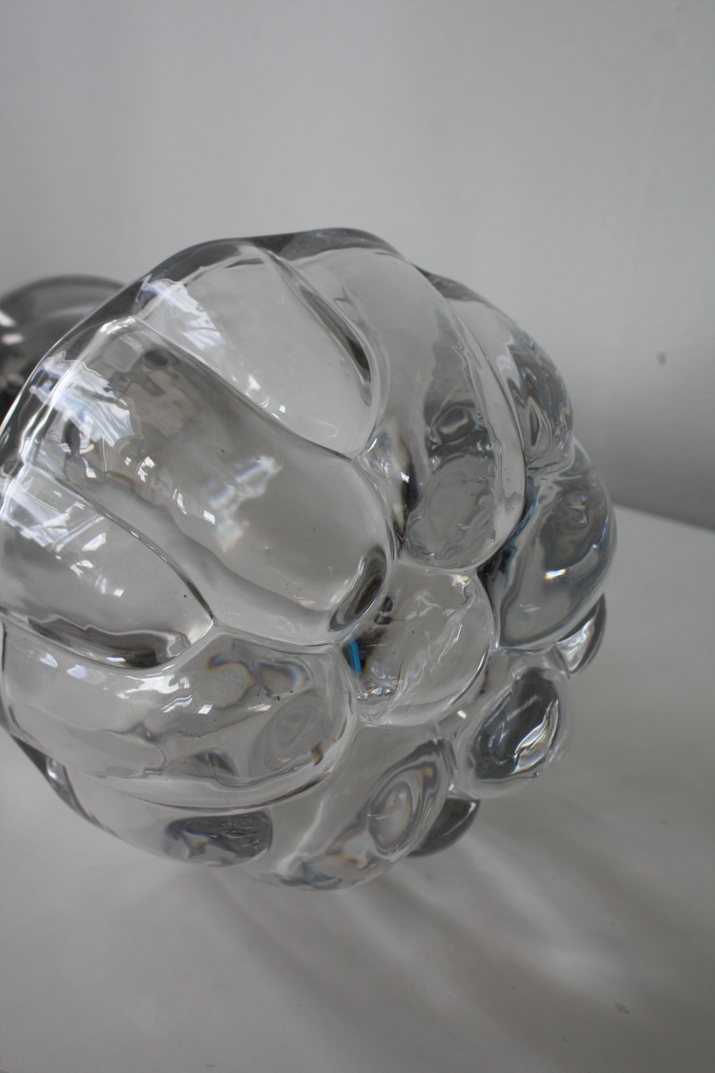Orrefors Table Lamp No. 2325 by Olle Alberius, 1970s – Swedish Crystal Design For Sale 13