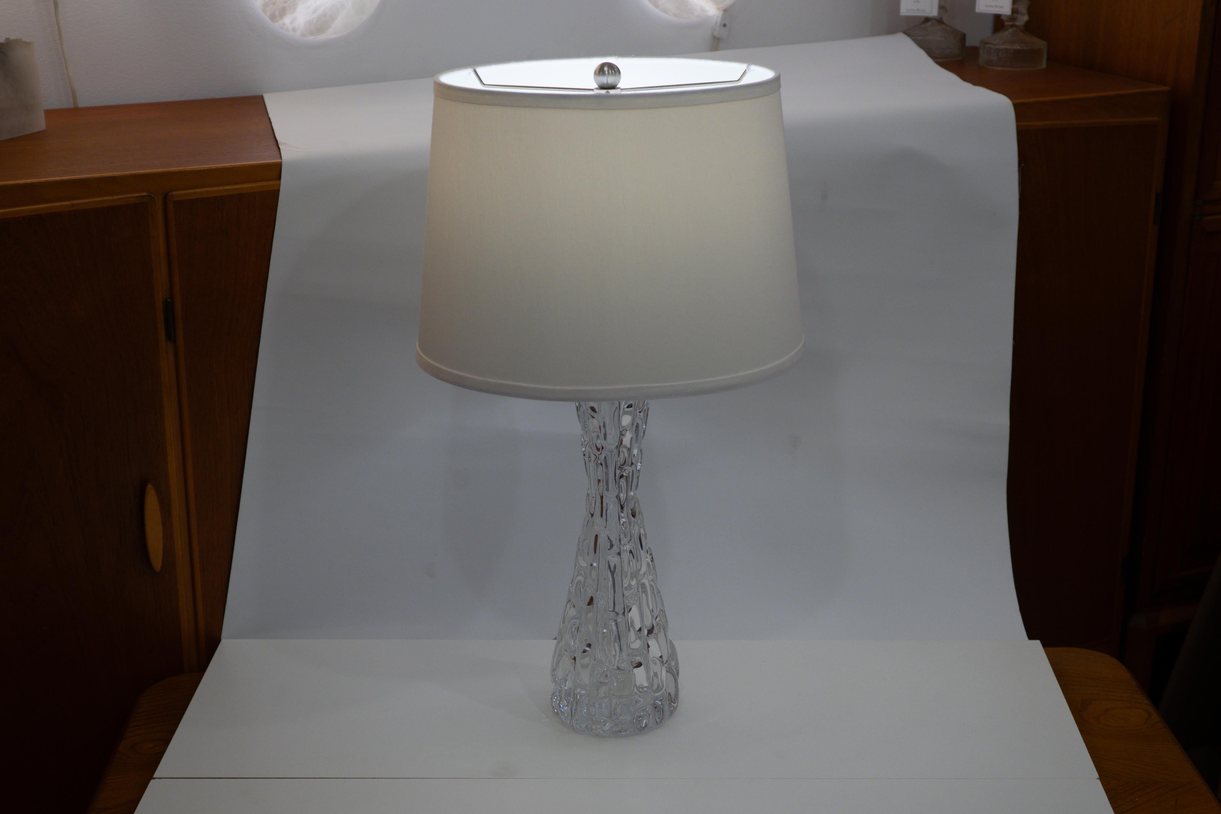 Orrefors Table Lamp Pair For Sale 5