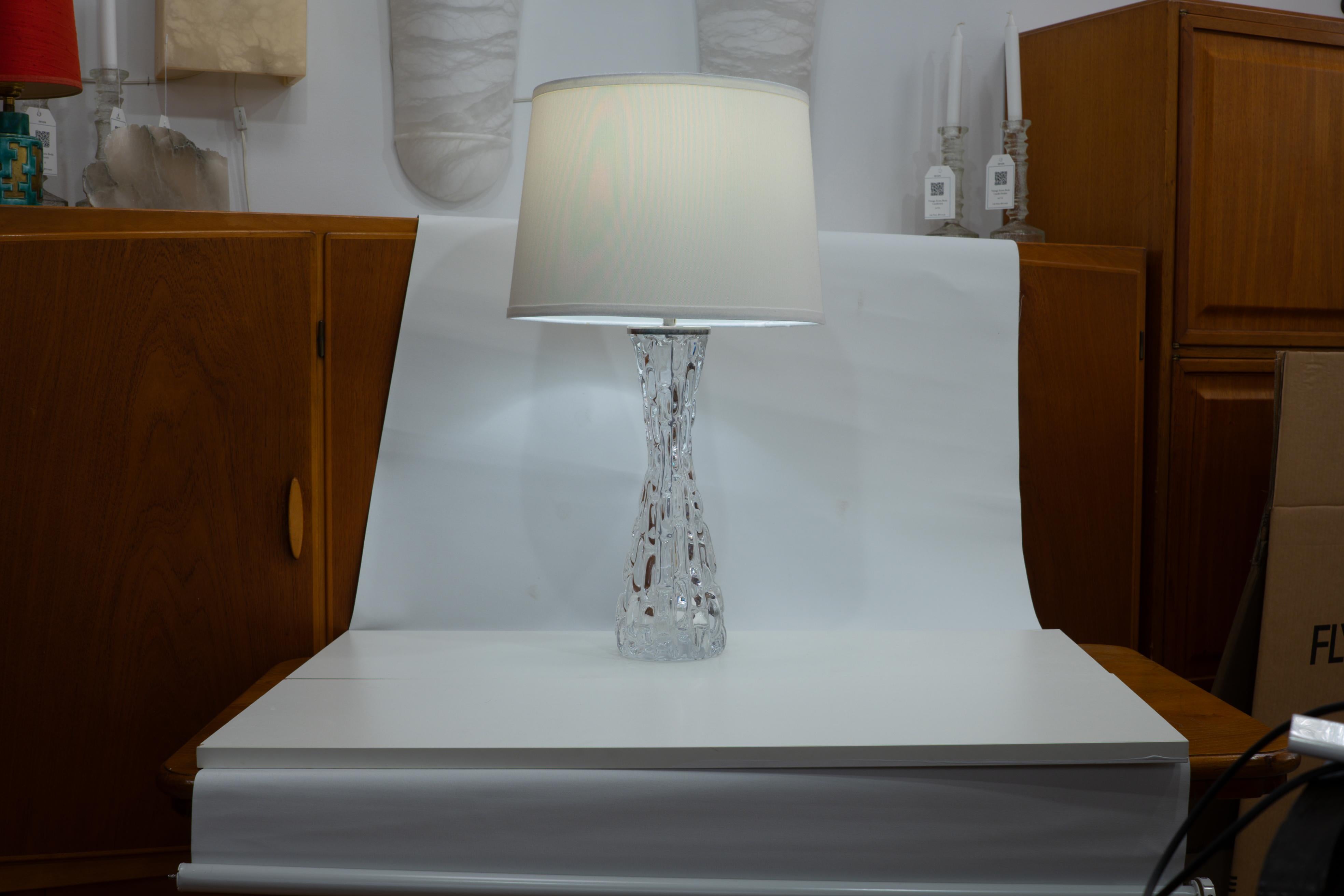 Orrefors Table Lamp Pair For Sale 11
