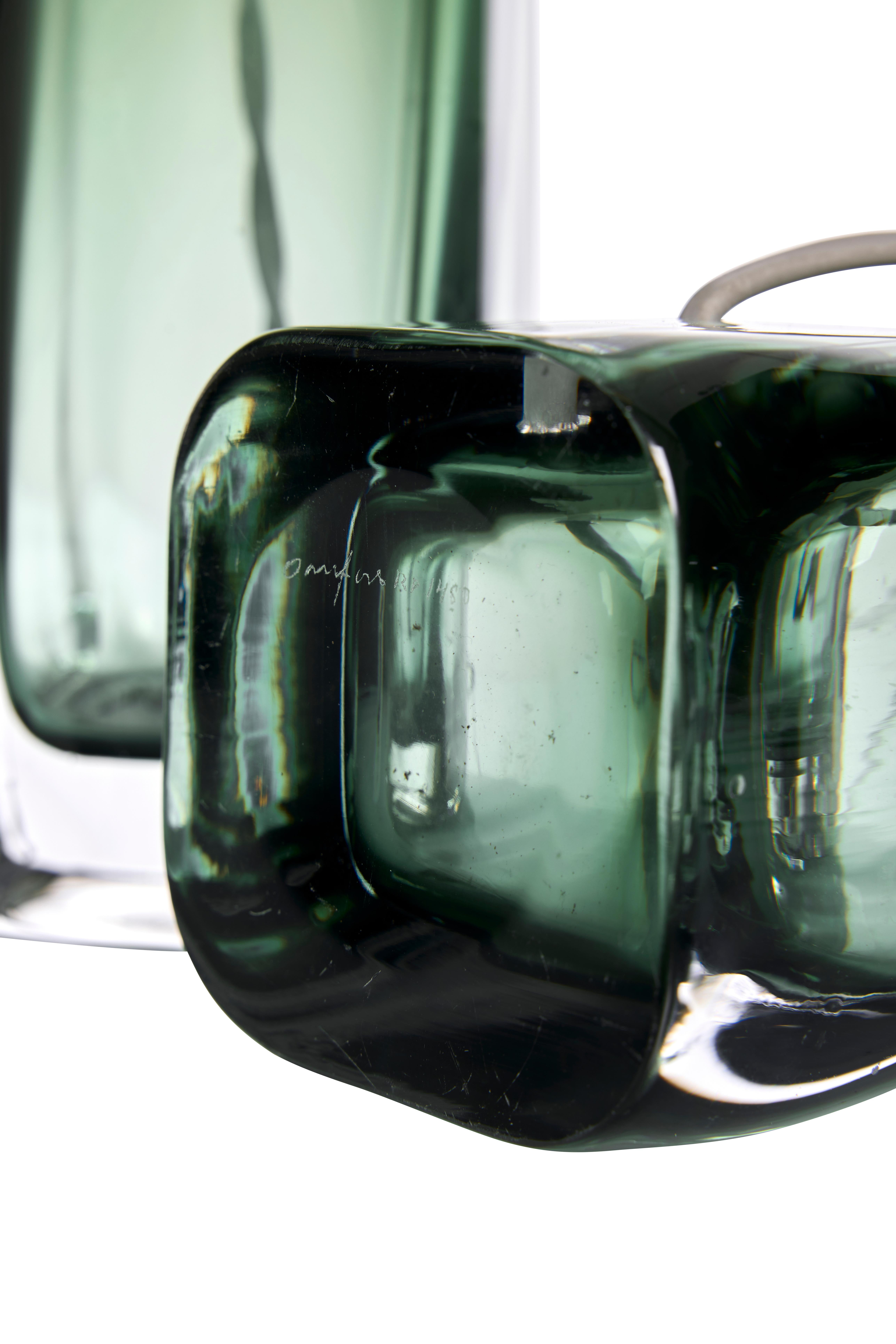 Swedish Orrefors Table Lamps Design by Carl Fagerlund Orrefors, Sweden, 1960, Set of 2 For Sale