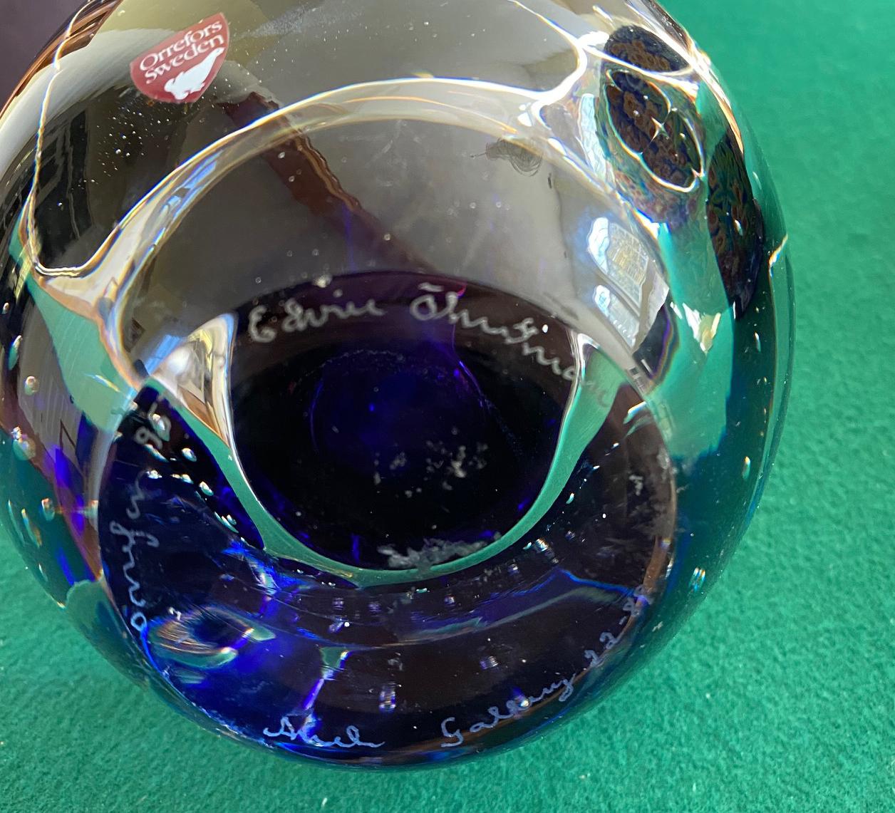 Orrefors Vase (Glas) im Angebot
