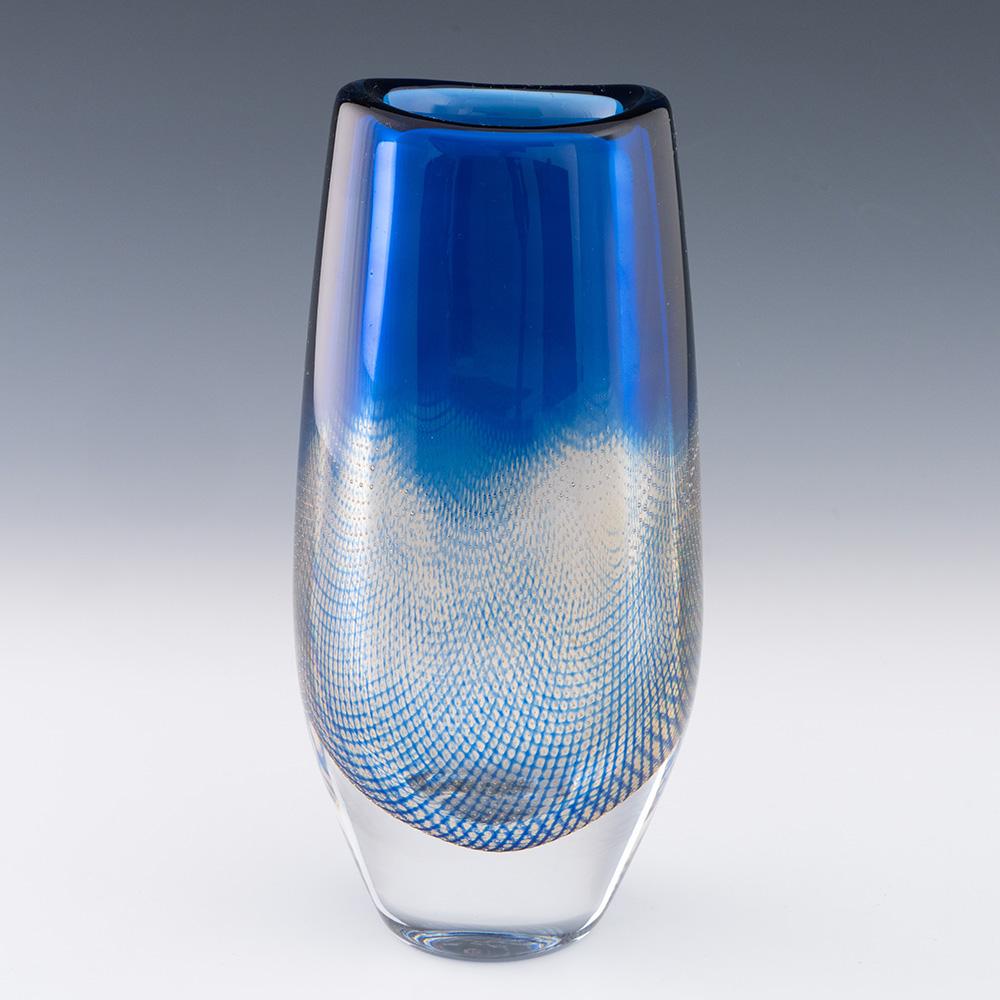 Orrefors Vase - Kraka Entworfen von Sven Palmqvist (Moderne der Mitte des Jahrhunderts) im Angebot