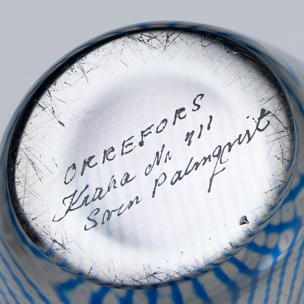 Orrefors Vase - Kraka Entworfen von Sven Palmqvist im Angebot 1